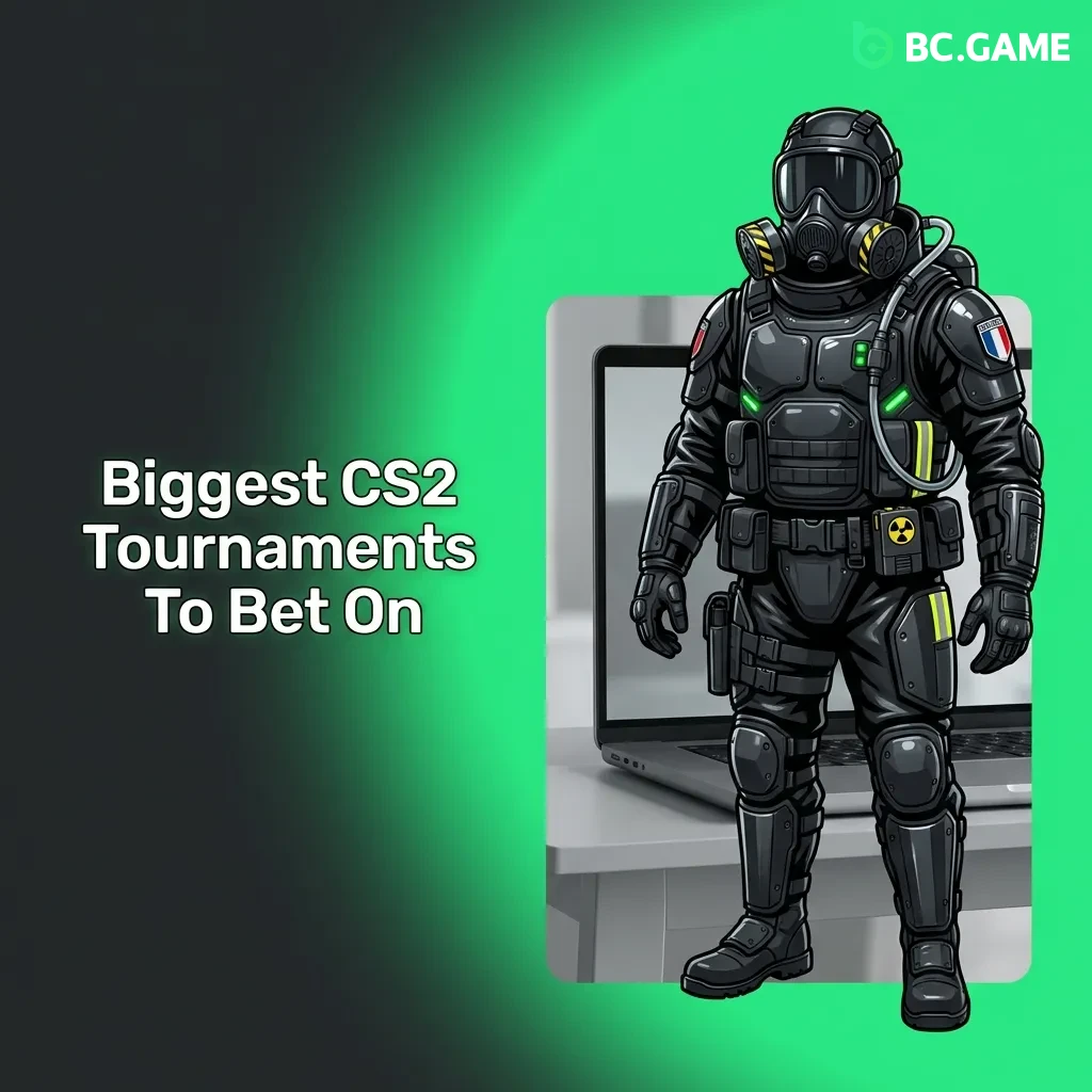 Professional CS2 esports tournament arena with teams competing including ESL Pro League, BLAST Premier, and PGL Majors events