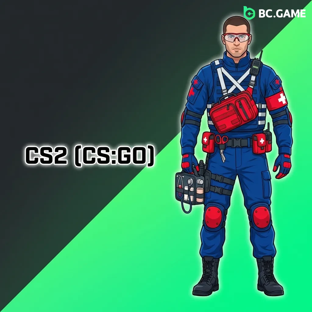 Professional CS2 players compete in a tactical first-person shooter match at a major esports tournament with live audience.