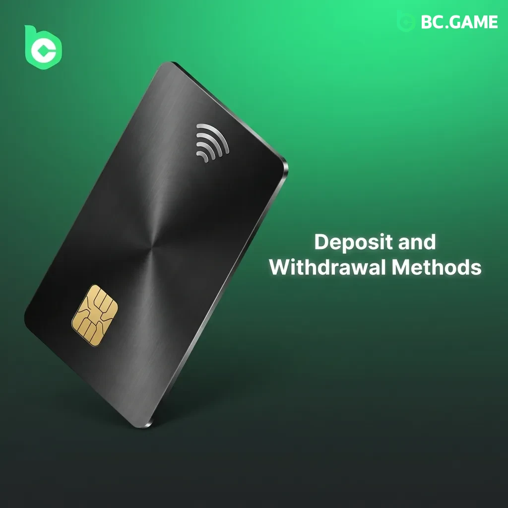 BC Game payment options including credit cards, digital wallets, and cryptocurrencies like Bitcoin and Ethereum