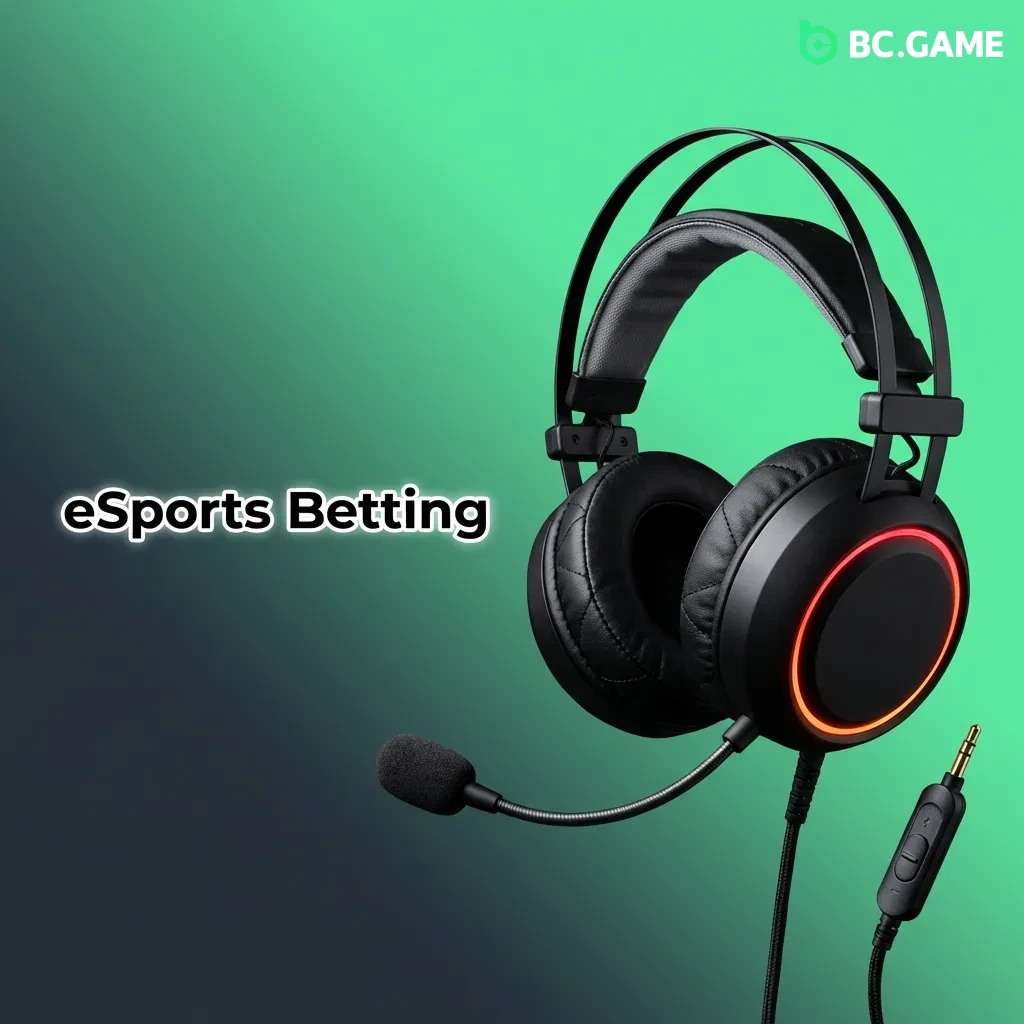 BC Game eSports betting interface showing markets for Dota 2, CS2, League of Legends, and StarCraft II tournaments