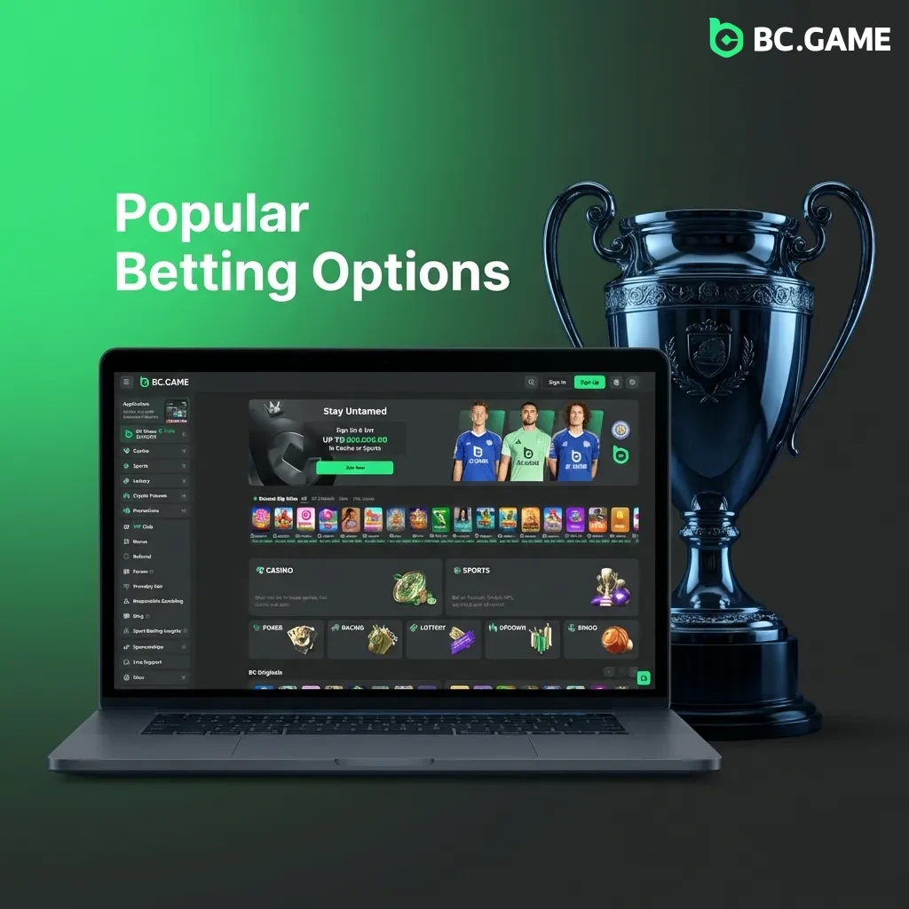 BC Game betting interface showing Multi Live, Line Betting, and Prematch Accumulator options with odds displays