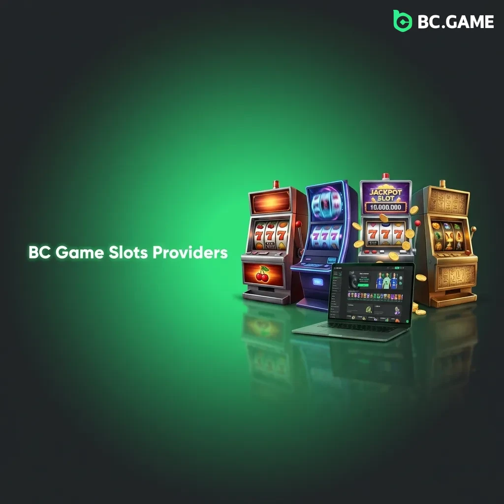 BC Game slots library featuring top providers like Pragmatic Play, NetEnt, Play'n GO, and Nolimit City with popular titles