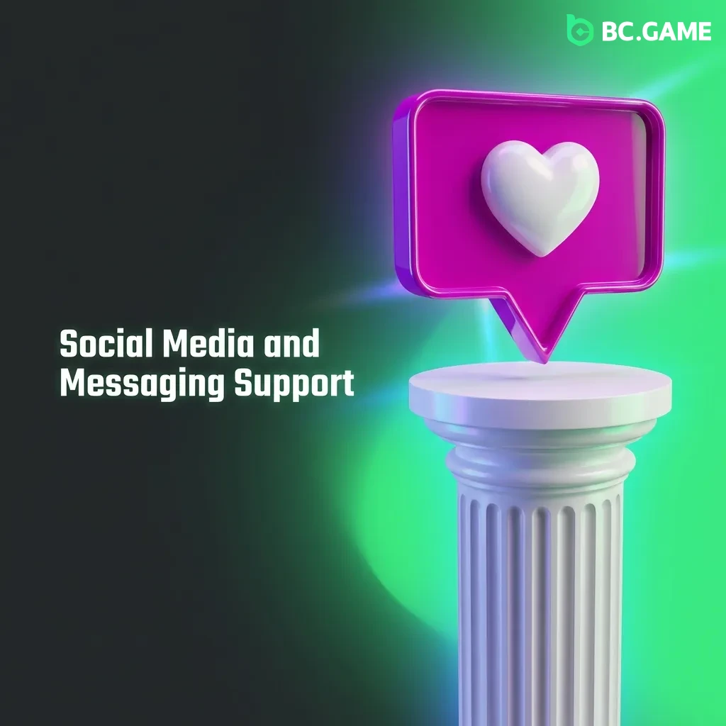 Support team messaging via WhatsApp, Telegram, and Facebook Messenger with mobile-friendly communication options.