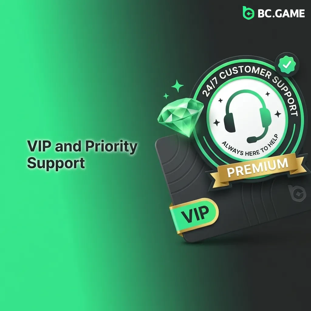 VIP support dashboard showing priority chat channel and dedicated agent features for high-tier casino players