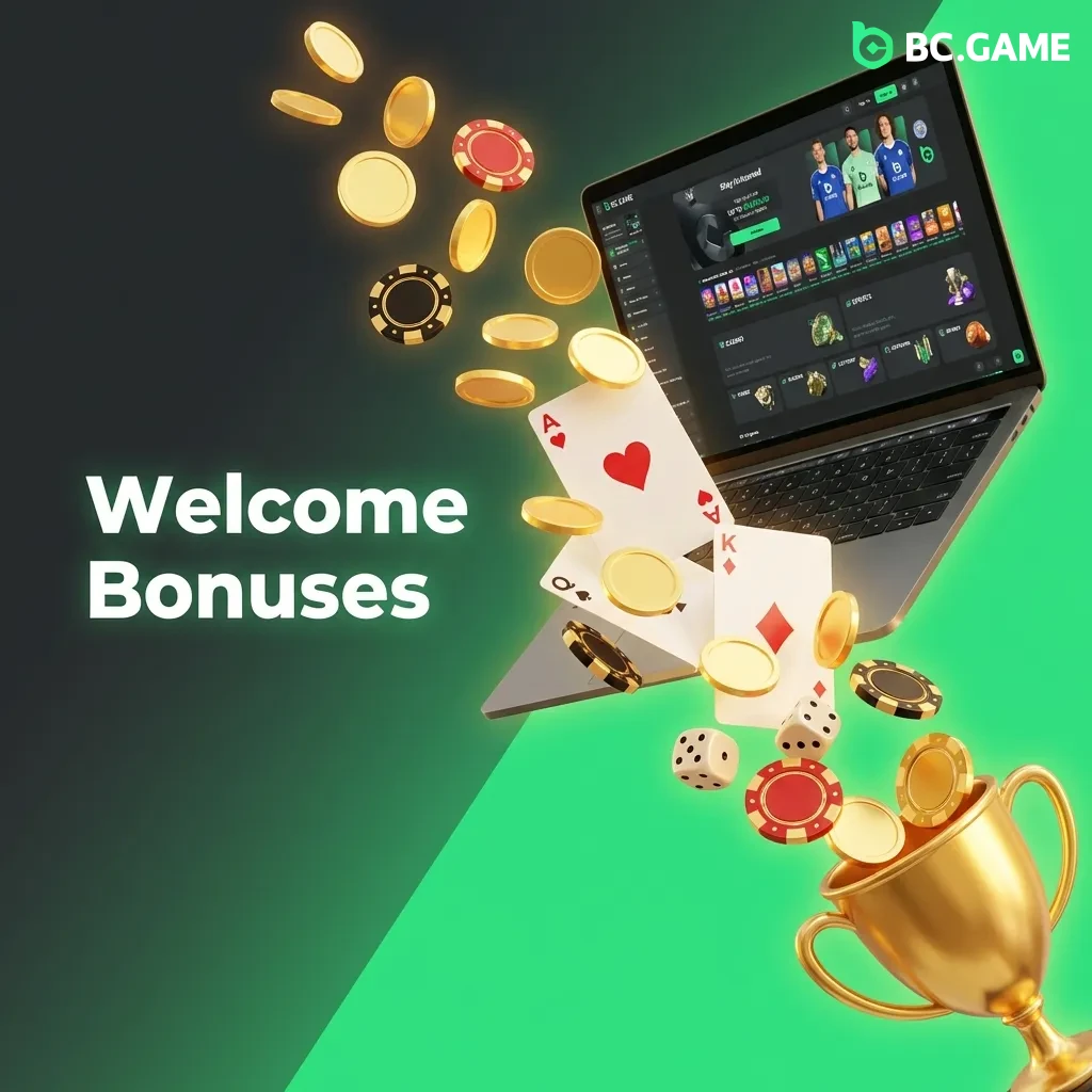 Casino welcome bonus table showing €16,900 total across slots, live games, and sports betting with deposit and wagering terms