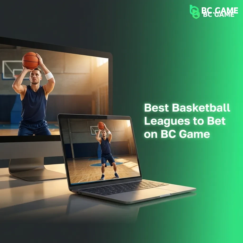 Basketball leagues betting options on BC Game including NBA, EuroLeague, and international tournaments