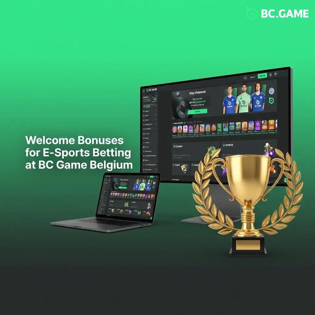 BC Game Belgium e-sports betting welcome bonus of up to €16,900 for new players with registration and deposit requirements