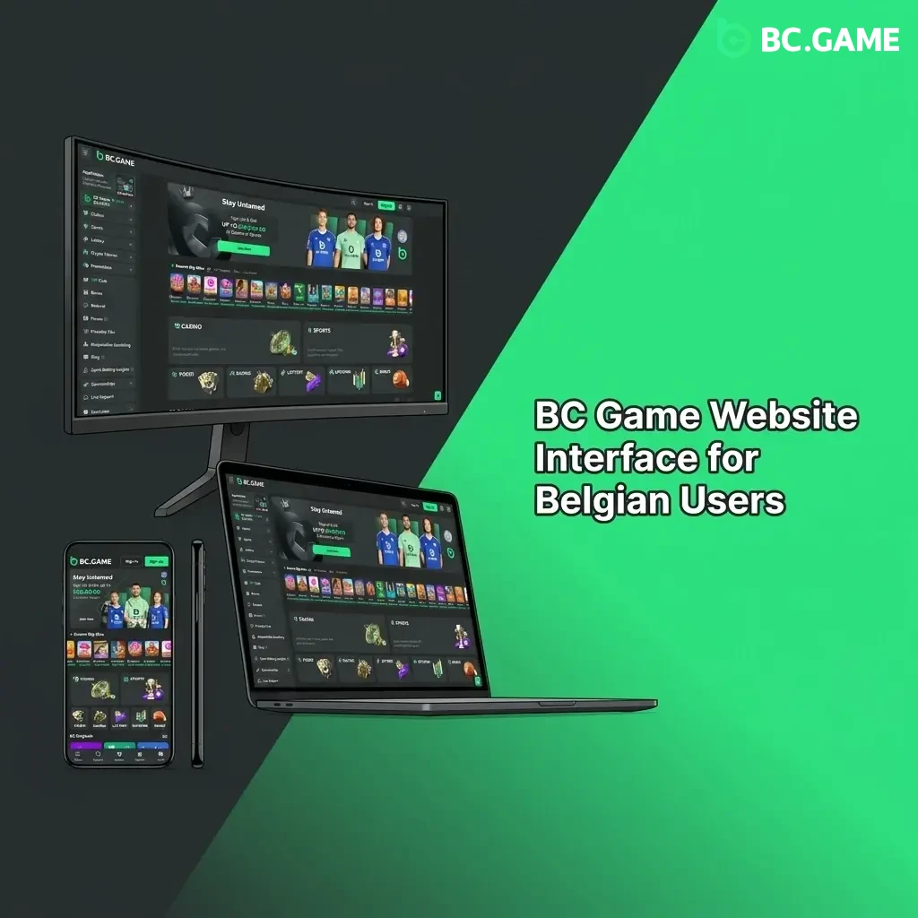 BC Game website interface showing top navigation bar with Sports, Live Casino, Casino, Cybersports, Promotions and account controls